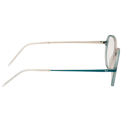 RAYBAN Unisex Eyeglasses RX7152-5790 Transparent Green 52-19-145
